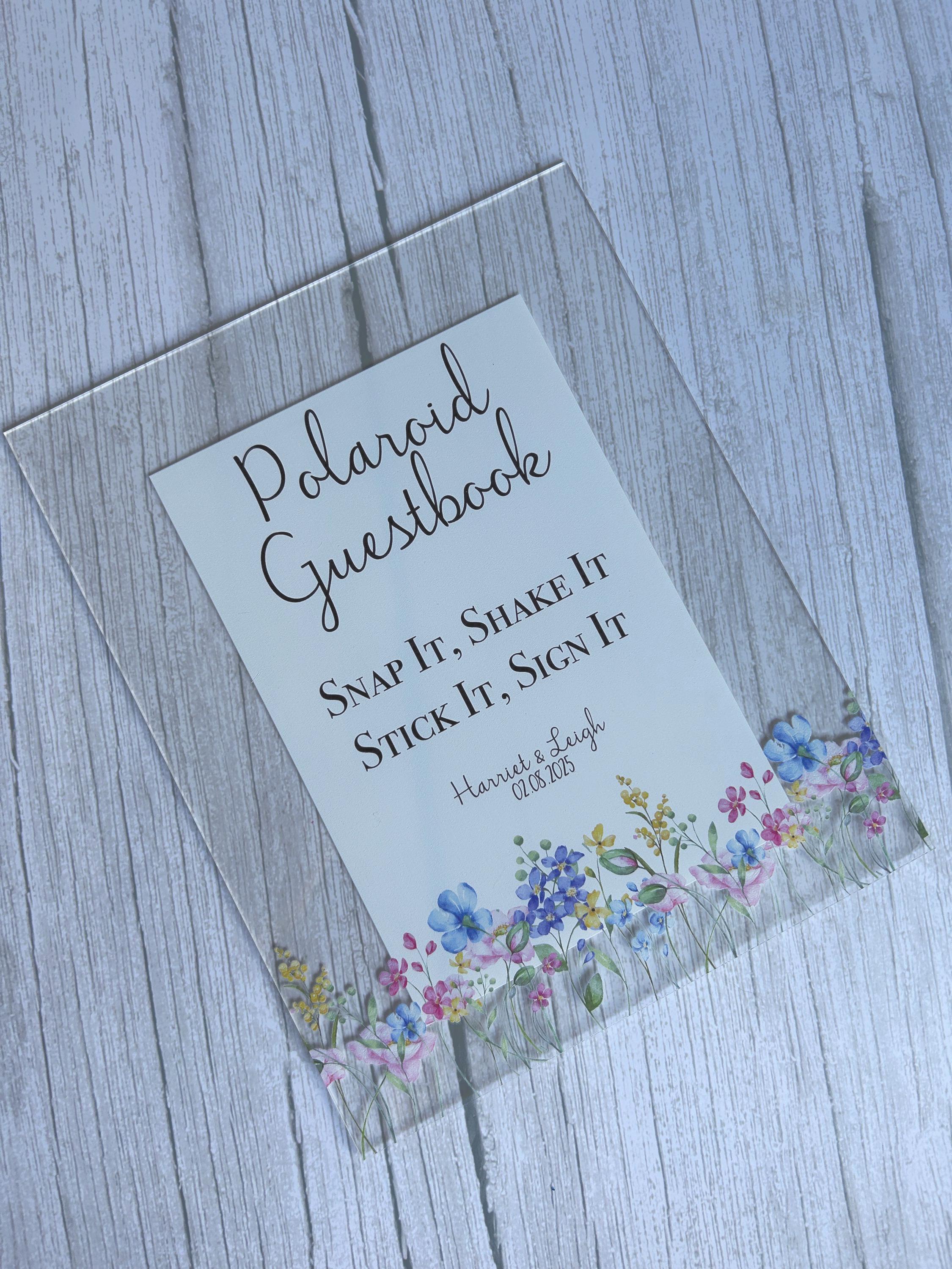 Wildflower Acrylic Wedding Signs thumbnail 7