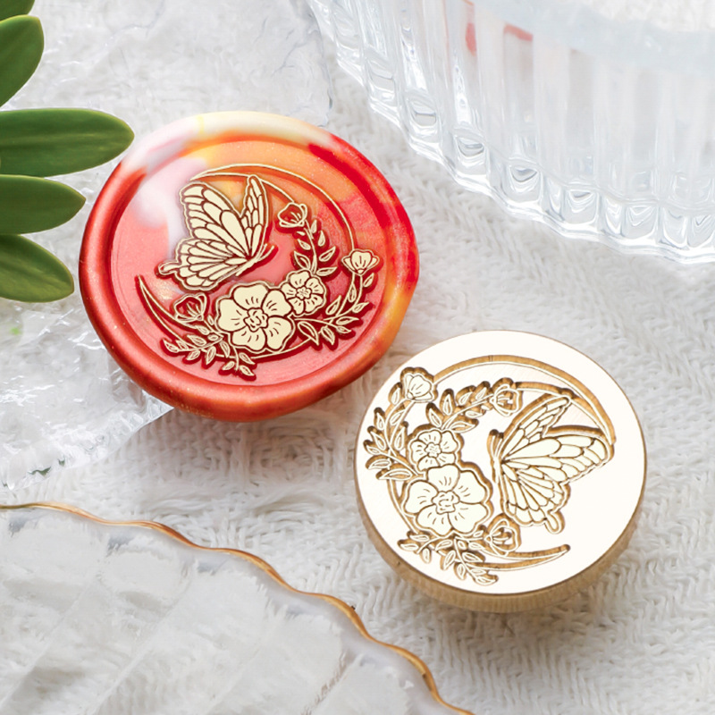 Butterfly Moonlight Wax Seal Stamp image 1