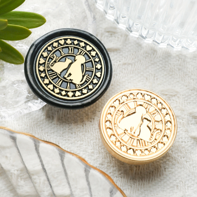 Clock Pet Wax Seal Stamp image 1
