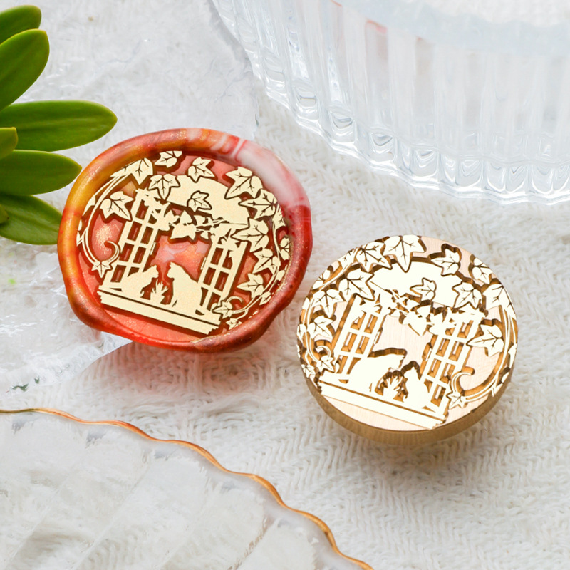 Ivy & Cat Wax Seal Stamp image 1