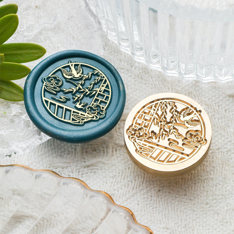 Spring Swallow Wax Seal Stamp image 1