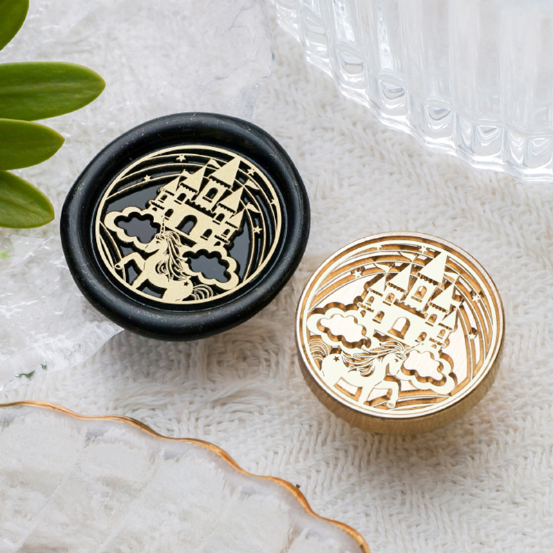 Unicorn Castle Wax Seal Stamp image 1