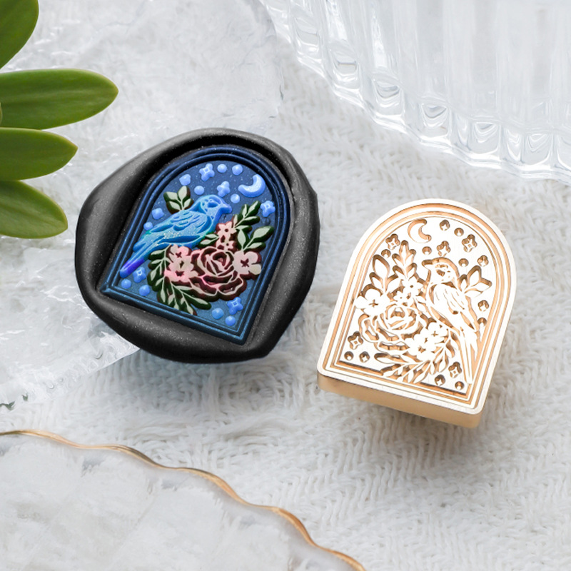 Windowsill Flower Sea Wax Seal Stamp image 1