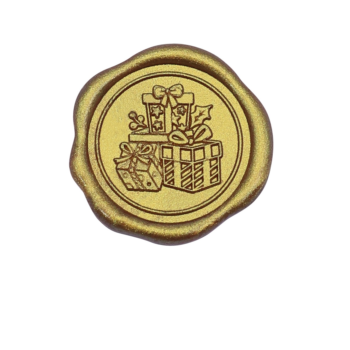 Color Christmas Gift Treasure Gold