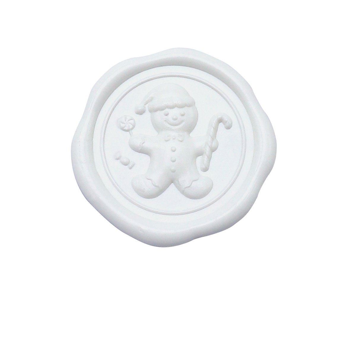 Color Gingerbread Man White