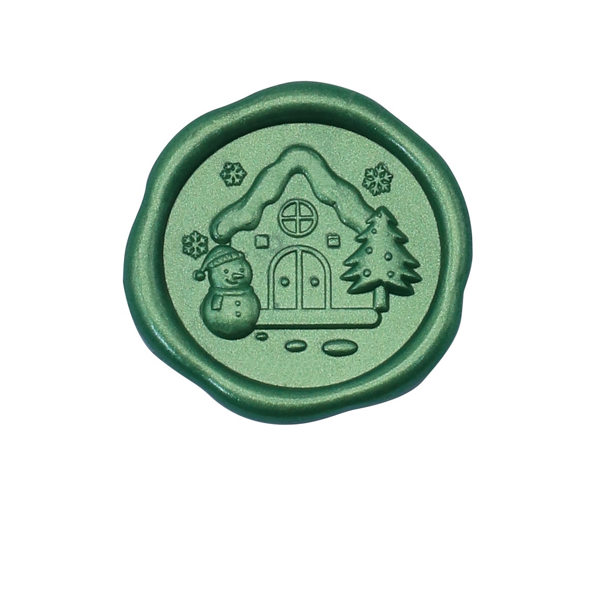 Color Snow House Pine Green