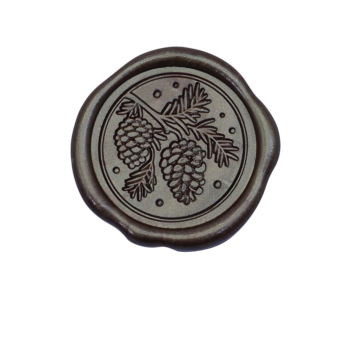 Color Snowy Pinecone Taupe Brown