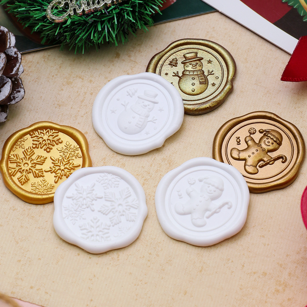 Christmas Wax Seal Stickers thumbnail 2