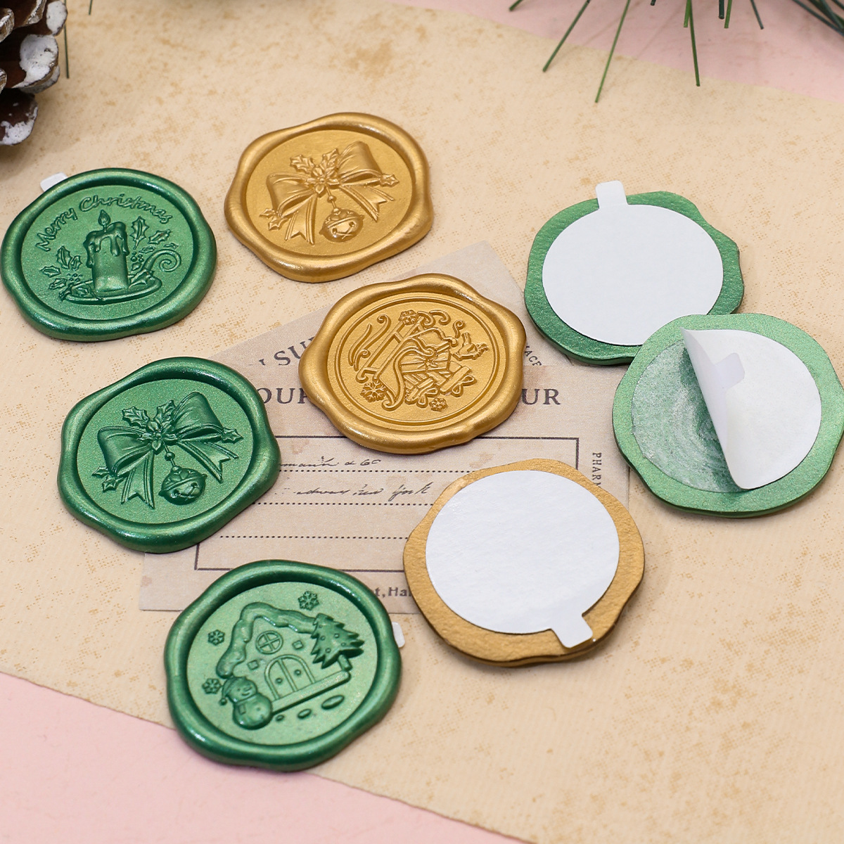 Christmas Wax Seal Stickers thumbnail 3