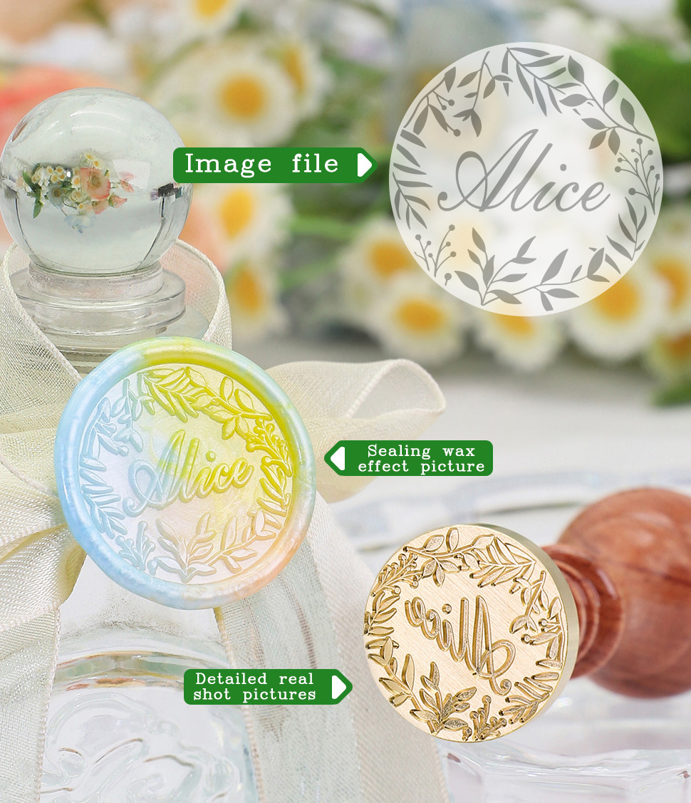 Custom Wax Seal Stamp - Personalized Design Service thumbnail 3